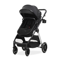 ASPEN PASSEGGINO PER BAMBINI 3in1 fino a 22 kg con sedile trasformabile BLACK